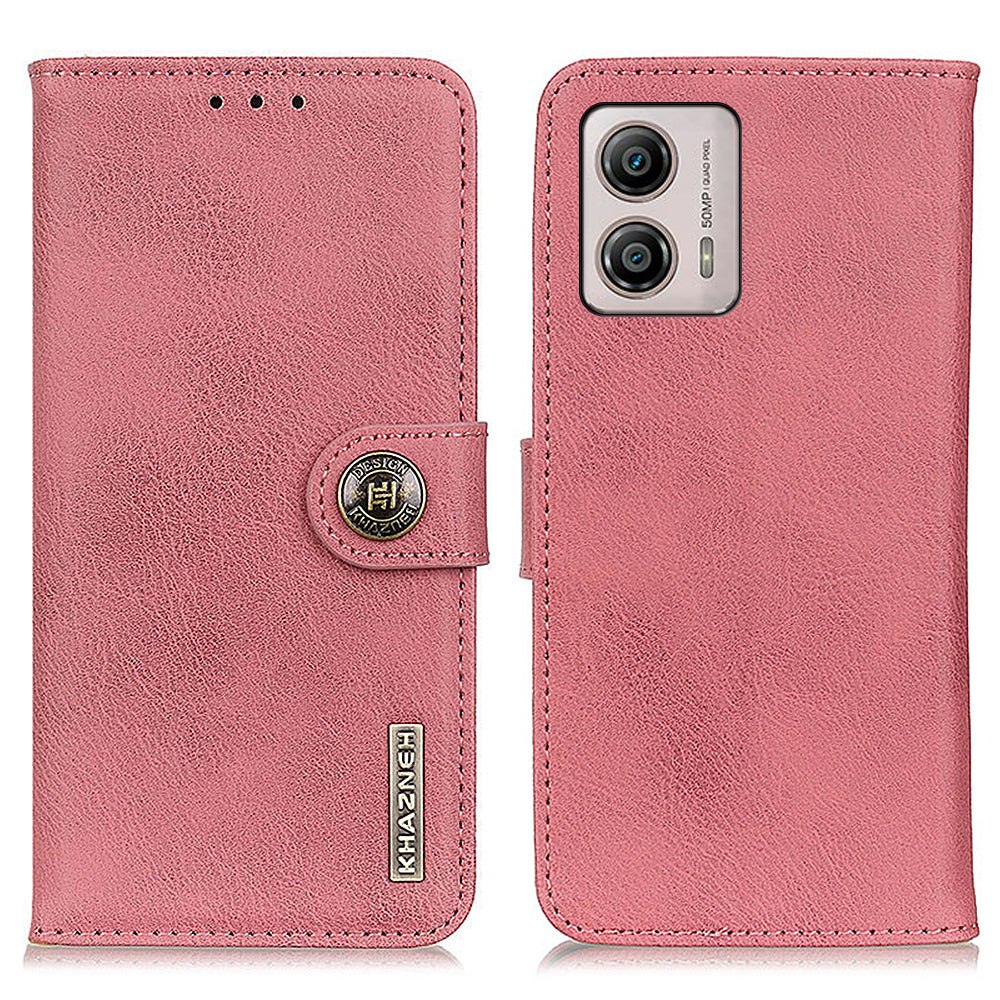 KHAZNEH for Motorola Moto G53 5G Anti-drop Flip Leather Phone Case Cowhide Texture Wallet Stand Mobile Phone Cover KHAZNEH for Motorola Moto G53 5G Anti-drop Flip Leather Phone Case Cowhide Texture Wallet Stand Mobile Phone Cover